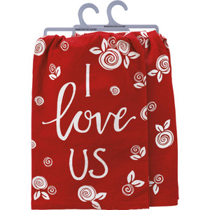 I Love Us - Dish Towel