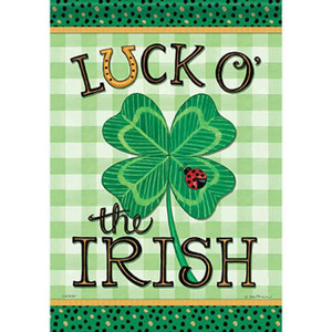 Garden Flag Luck O' The Irish