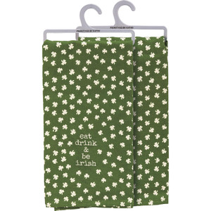Eat, Drink & Be Irish - Dish Towel