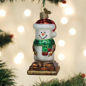 Old World S'mores Snowman Ornament