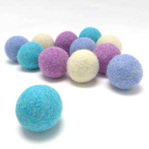 Wool Dryer Ball - Single Ball, 100% Domestic Wool - LooHoo