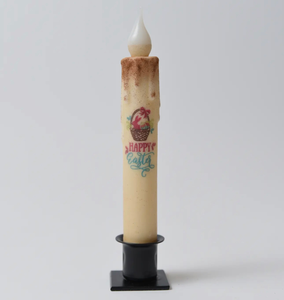Happy Easter Basket - Battery Taper Candle