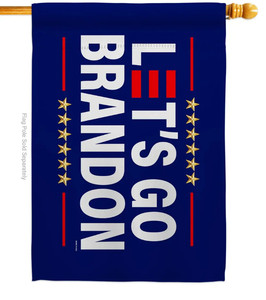 Let's Go Brandon House Flag - Two Group Flag Co.