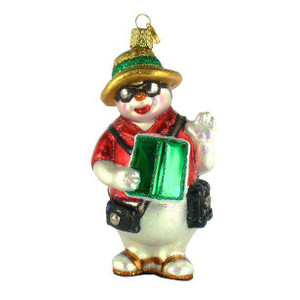 South Pole Snowman Old World Christmas Ornament 24148
