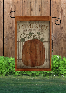 Pumpkins for Sale, Garden Flag - Flags Galore