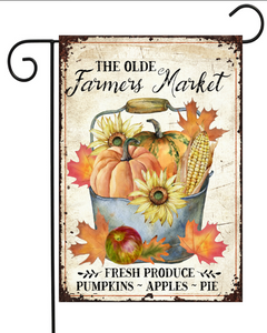 Farmers Market, Garden Flag - Flags Galore
