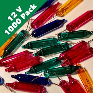 12 Volt Multi Mini Incandescent Bulbs - Bulk 1000 Bulbs