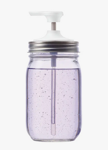 Jarware White Soap Pump For Mason Jar