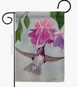 Flight of Hummingbird Garden Flag - Two Group Flag Co.