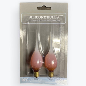 Transparent Amber (Orange) Silicone Light Bulb - Tremont Floral