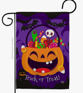 Happy Trick or Treat Garden Flag - Two Group Flag Co.