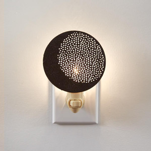 Crescent Moon Metal Night Light