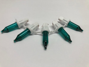Teal 2.5V Mini Bulbs