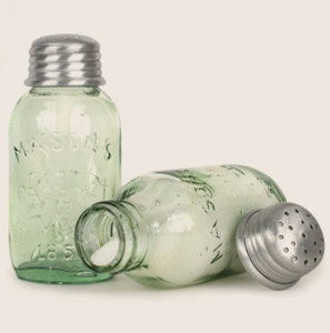 Mason Jar, Salt and Pepper Shakers