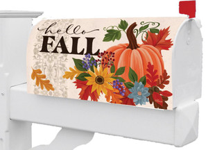 Hello Fall Fall Standard Mailbox Cover- Custom Decor