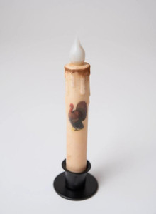 Turkey LED Battery Taper Candle with Timer