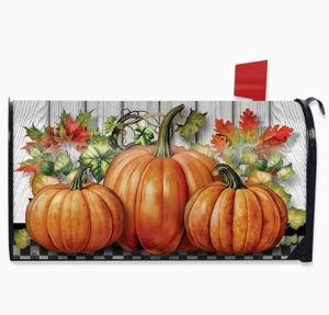 Country Pumpkins Mailbox Cover - Briarwood