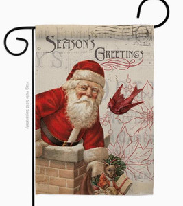 Antique Santa Garden Flag - Two Group Flag Co.