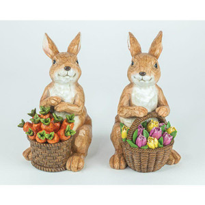 Bunny with Carrots or Tulips (Price for 1) - Hanna's