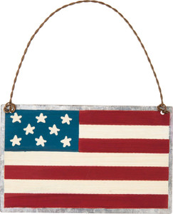 American Flag Star Ornament Copy