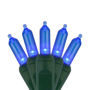 100 LED Mini Blue, Green Cord - Allyson's Choice