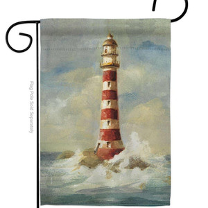 Lighthouse by the Sea Garden Flag - Two Group Flag Co.