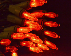 50 LED Mini Red, Green Cord