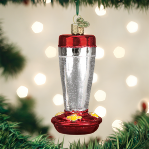 Old World Hummingbird Feeder Ornament