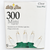 300 Mini Incandescent Clear Lights on Green Cord - Celebration