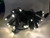 20 Micro Battery LED Warm White Lights on Green Cord - Orman