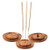 Incense Wood Round Plate