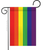 Rainbow Pride Embroidered Garden Flag - Two Group Flag Co.