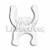 Sculpture Clip, For 1/4" Wire- 25 Pack