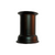 Candle Taper Holder- Black Iron Round Tall Cup