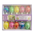 10 Pearlized Easter Egg Incandescent, White Cord Light Set - Gerson Company