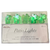 10 Green Clover (Shamrock) Incandescent Lights on White Cord - Brite Star