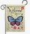 Sweet Spring Welcome Butterfly Garden Flag - Two Group Flag Co.