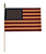 American Tea Stained Stick Flag 8" x 12"
