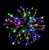 16" Hanging Starburst Twinkling Multi Colored with Silver Foil