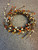 Orange, Mustard & Cream Pip Berry Candle Ring 5"