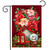 Christmas Poinsettia & Lantern Garden Flag - Briarwood