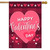 Happy Valentine's Day Double Heart House Flag - Briarwood