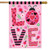 Valentine's Ladybug Love House Flag - Briarwood