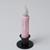 Pink 4" Battery Taper Candle - Wax Dipped