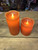 Orange 3x6 Pillar - Moving Flame Candle - WHD Floral