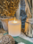 Cream Glass Cylinder 3x4 Pillar - Moving Flame Candle