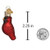 Old World Gumdrops Mini Red Cardinal Ornament