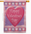 Valentine's Pink & Purple Hearts House Flag - Two Group Flag Co.
