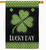 Lucky Day Clover House Flag - Two Group Flag Co.