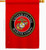 Marine Corps Military House Flag - Two Group Flag Co.